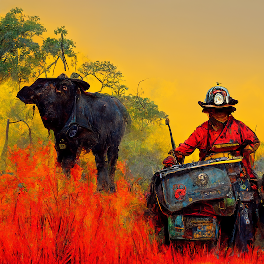 Ox is the firefighter of the Pantanal